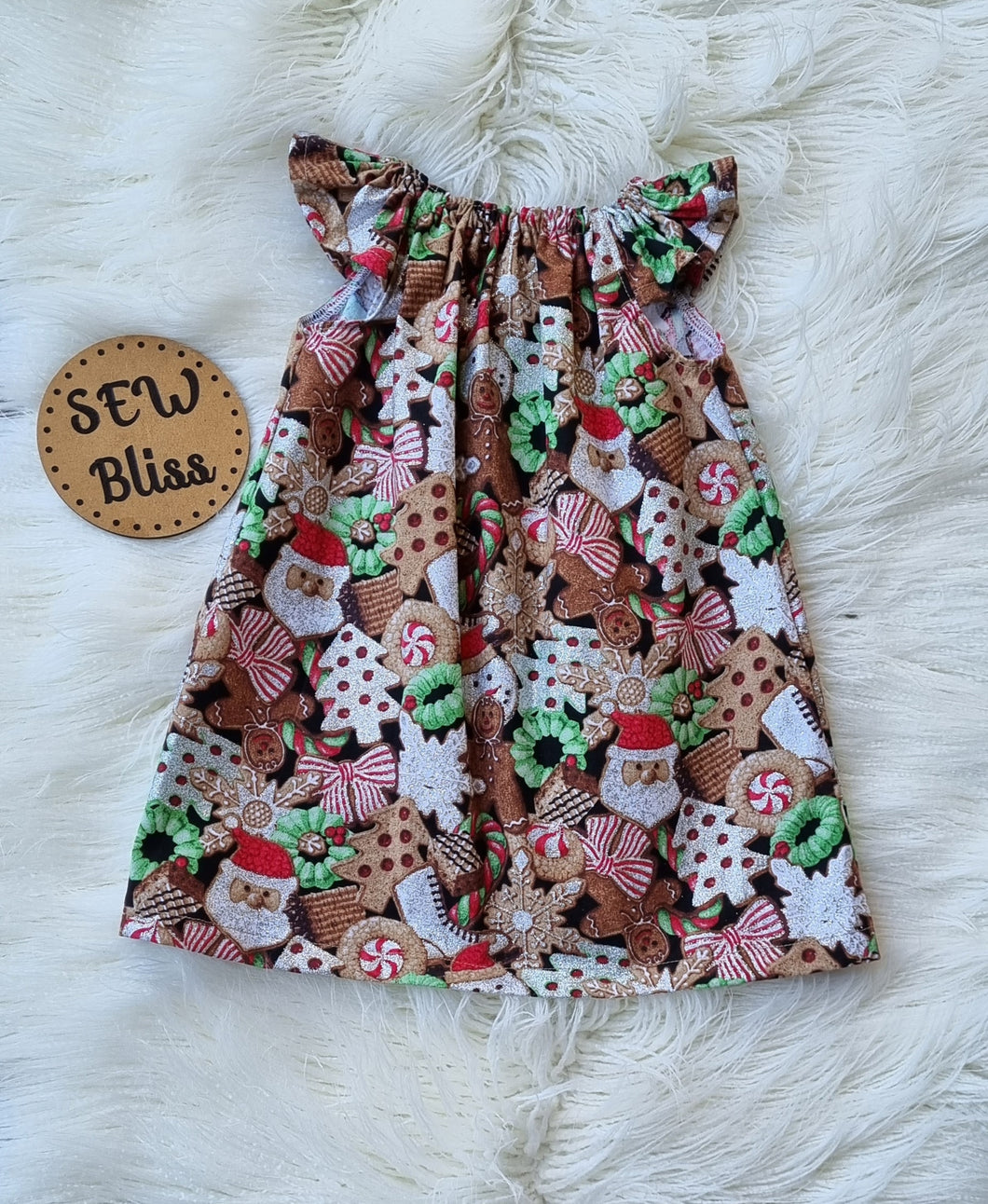 Christmas peasant dress