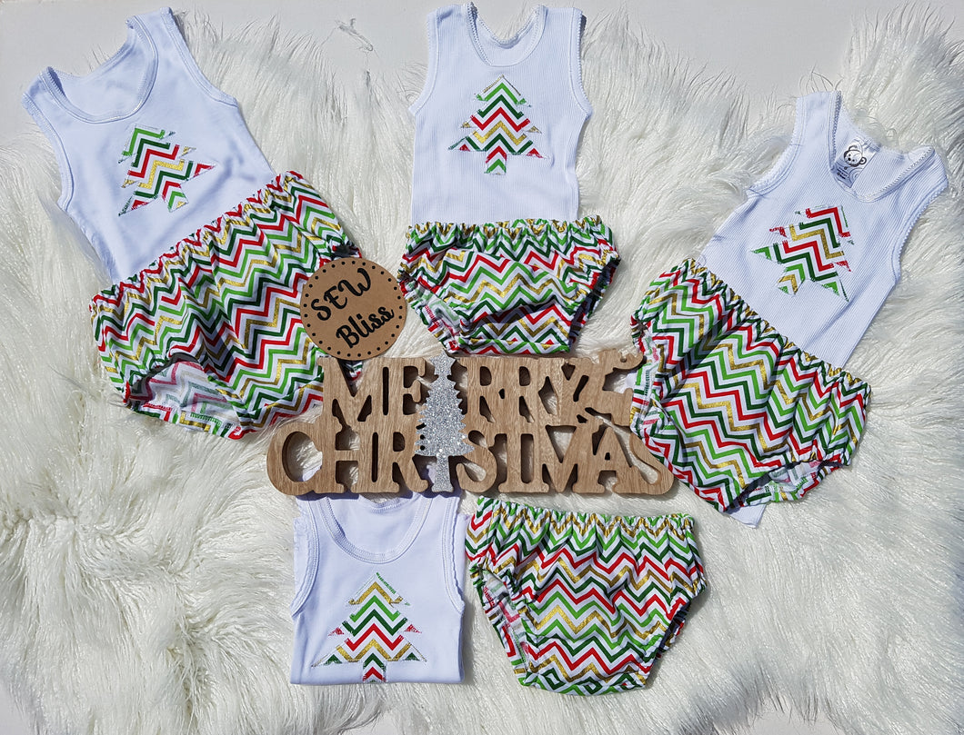 Christmas nappy cover set