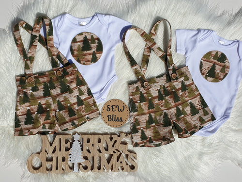 Christmas suspender set